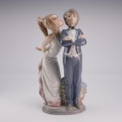 Lladro Porcelain Figurine Let's Make Up 01005555