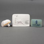 Lladro Collectors Society Signs and Centurion Hall Bottle Stopper