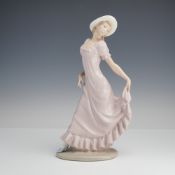 Nao by Lladro Porcelain Figurine, Elegant Lady 0764