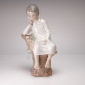 Lladro, Little Boy Thinking Figurine 1004876