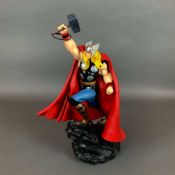 Bowen Designs Randy Bowen Marvel Deluxe Painted Statue, The Mighty Thor with Box