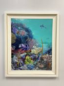 Blu Rivard (American b. 1951), Undersea, Oil on Canvas, 1998
