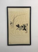 Chinese Ink Wash Painting of Chrysanthemum Attributed to Pan Tianshou