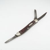 Vintage W.R. Case and Sons Three-Blade Folding Pocket Knife