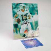 Dan Marino Signed Miami Dolphins Action Photograph with COA