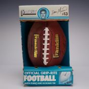 Franklin Dan Marino Official Grip-Rite Football Pump & Kicking Tee Set