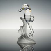 Swarovski Silver Crystal Seahorse Figurine with Original Box