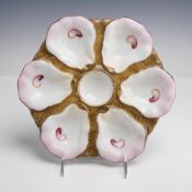 Oyster Plate Shell Pattern Plate OYP43