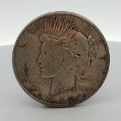 US 1922 Peace Silver Dollar, Philadelphia Mint