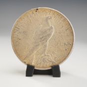 1923-S US One Dollar Peace Silver Dollar Coin, Circulated