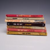 7pc Lesbian Pulp Fiction Novels. Brandon House and Midwood, circa 1958-1965.