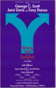 Wrong Turn at Lungfish Original Production Window Card Poster Directed by Garry Marshall