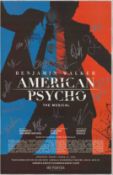 Benjamin Walker American Psycho The Musical Signed Opening Night Broadway Production Poster, April 2