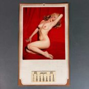 1954 Marilyn Monroe Golden Dreams Pin-Up Calendar