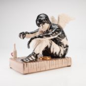 Kevin Francis Street Art Collection Banksy The Fallen Angel Sculpture inspired by Banksy Figurine