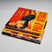 A Collection of Five Art Books and One Calendar on American Pulp and Western Art