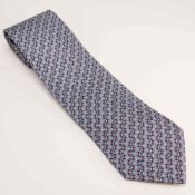 Hermes Paris 100% Silk Gentlemen's Tie