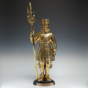 Vintage Cast Metal Beefeater Gin Galsworthy Salesman of the Month Award 1976