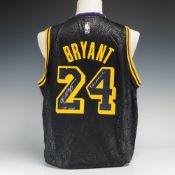 Kobe Bryant Autographed Nike Los Angeles Lakers Black Mamba City Edition Swingman Jersey Limited Edi