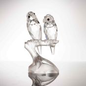 Swarovski SCS Annual Edition 1987 Togetherness Lovebirds Crystal Figurine