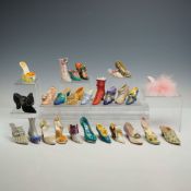 26 Piece Collection of Just the Right Shoe Miniature Shoe Figurines including Raine