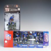 2pc McFarlane Toys NFL Sports Picks New York Giants Action Figure Sets