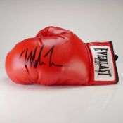 Mike Tyson Signed Red Everlast Boxing Glove