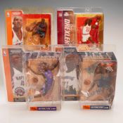 4pc McFarlane Toys NBA SportsPicks Action Figures in Original Packaging