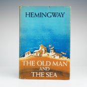 Hemingway, Ernest. The Old Man and the Sea. Scribner, 1952. First Edition, BOMC Issue (DJ)