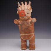 Pre-Columbian Nayarit Terracotta Standing Figure of a Man