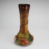Weller Baldin Art Pottery Bud Vase with Molded Apple Tree Decoration, ca. 1920