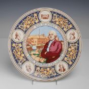 Josiah Wedgwood FRS Man of Science Cabinet Plate