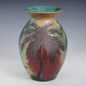 DMW Fine Art Studio Raku Leaf Vase