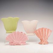 4pc McCoy and RRP Co. Ceramic Planters