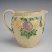 Roseville Pottery Ceramic Pitcher, Rozane 1917