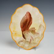 Wedgwood Queensware Hand-Painted Eagle Dish