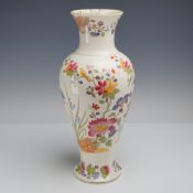 Wedgwood Etruria Earthenware Baluster Vase, English Groups Pattern c. 1911