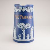 Wedgwood Cobalt Blue Jasperware The Tankard Jug