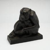 Wedgwood by John Skeaping Ceramic Monkeys Figurine