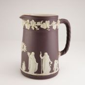 Wedgwood Chocolate Brown Jasperware Creamer