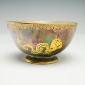 Wedgwood Fairyland Lustre Bowl, Coiling Dragon