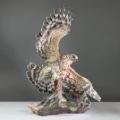 Boehm Red-Shouldered Hawk Porcelain Sculpture Model 40251