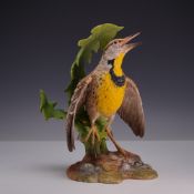 Boehm Bisque Porcelain Meadowlark Figurine