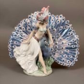 Lladro Porcelain Figurine with Original Box, Feathered Fantasy 01005851