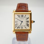 Cartier 18K Gold Tank Obus Wristwatch