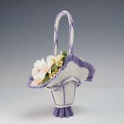 Lladro Porcelain Flower Basket Model 1624 with Original Box