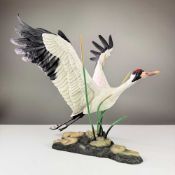 Edward Marshall Boehm Studio Whooping Crane Porcelain Sculpture 40254