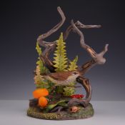 Boehm Porcelain Figurine Northern Waterthrush Model 490