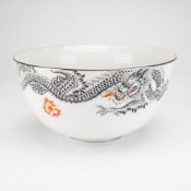 Meissen Porcelain Ming Dragon 300th Anniversary Bowl