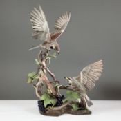 Edward Marshall Boehm Porcelain Sculpture Horned Lark 400-25